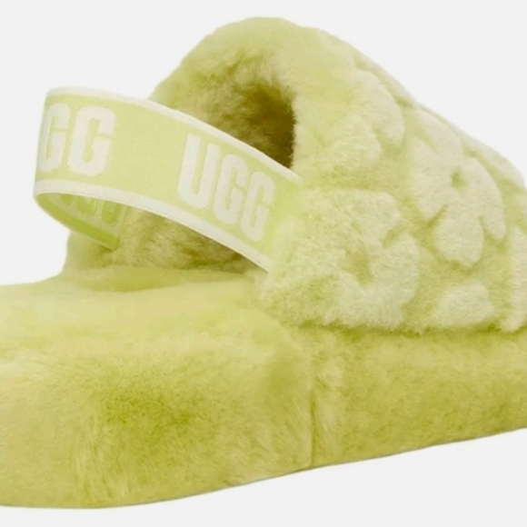 Ugg FLUFF YEAH POPPY SLIDE SLIPPER - Picture 9 of 10